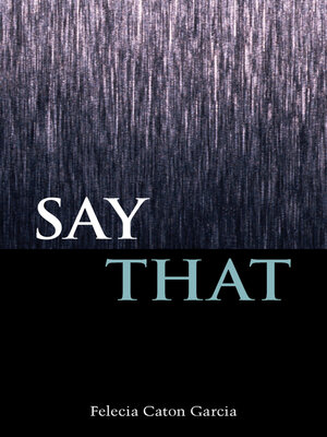 cover image of Say That